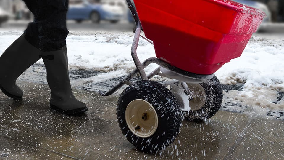 Miljøsalt, grusning eller alm. saltning - billede 1